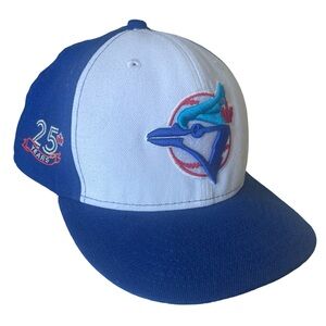 TORONTO BLUE JAYS 25Yrs New Era Cooperstown Collection 5950 59Fifty Fitted 7 1/4